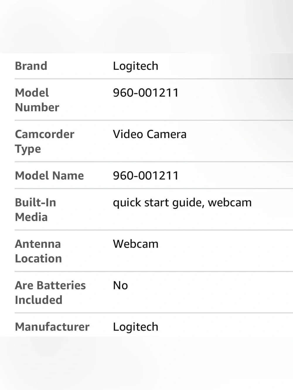 Logitech 1080p Pro Stream Webcam for HD Video Streaming & Recording New Unopened